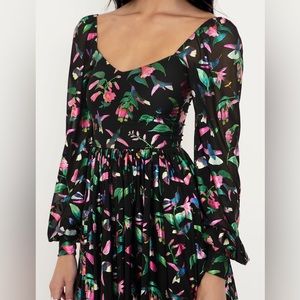 WILD HUMMINGBIRD SWEET TIER DRESS - LIMITED (SIZE SMALL)